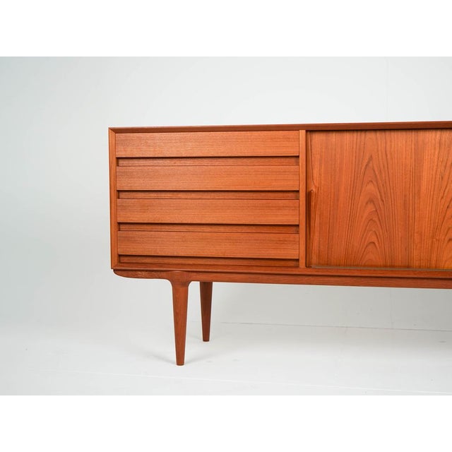 Wood Mid-Century Teak Model #18 Sideboard by Gunni Omann for Omann Jun, 1960s For Sale - Image 7 of 15