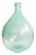 Vintage Light Green Glass Balloon Bottle, 1950s For Sale
