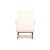 White Set of White Fabric Arflex Armchair with Stool from Delfino For Sale - Image 8 of 11