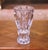 Add a refined accent to a tabletop or vignette with this elegant antique crystal bud vase, crafted in Belgium circa 1960...