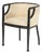 Art Deco Black Lacquered Tub Chair, Ca. 1920 For Sale