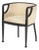 Art Deco Black Lacquered Tub Chair, Circa 1920 For Sale