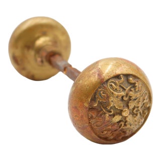 Pair of 1900s German Renaissance Reading Mantua Door Knobs For Sale