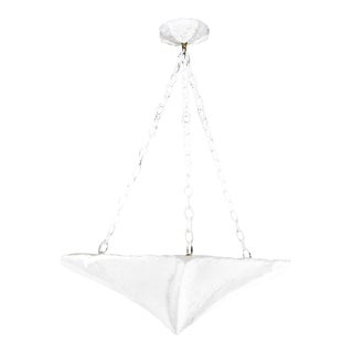 Mid Century Modern Plaster Chandelier For Sale