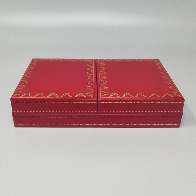 Paper Vintage Playing Cards Box from Cartier, 1970s For Sale - Image 7 of 9