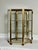 Brass Three-Tier Hexagon Tabletop Vitrine Display Case, Curio Cabinet, 1970s, 15" For Sale - Image 4 of 10