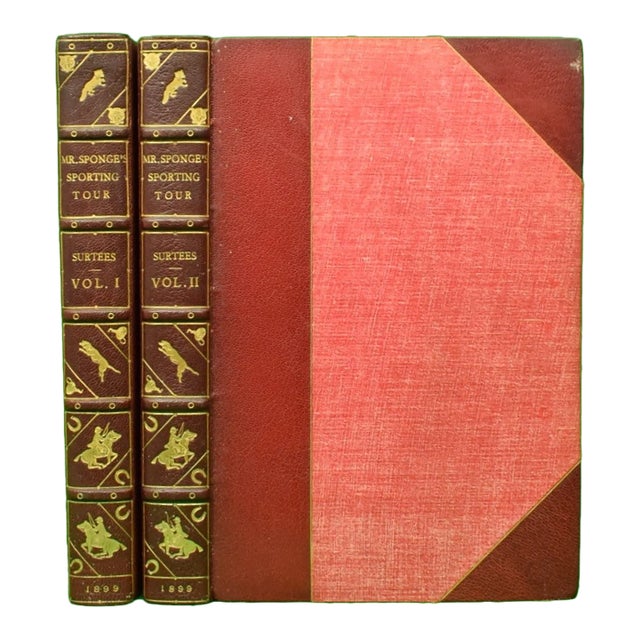"Mr. Sponge's Sporting Tour Vols I & Ii" 1900 Surtees For Sale