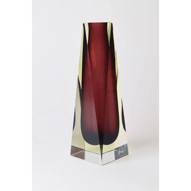Purple Vase attributed to Flavio Poli for Seguso For Sale - Image 7 of 7