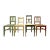 Antique French Pine Side Chairs- A Set of 4 For Sale - Image 13 of 13