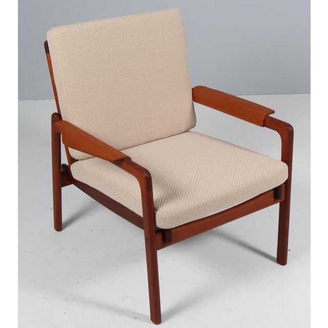 Vintage Danish Lounge Chair in Teak by Tove & Edvard Kindt Larsen, 1960s For Sale - Image 3 of 9