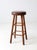 Vintage Wooden Bar Stool For Sale - Image 4 of 10