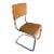Mid 20th Century Vintage Bent Wood and Chrome Chair For Sale