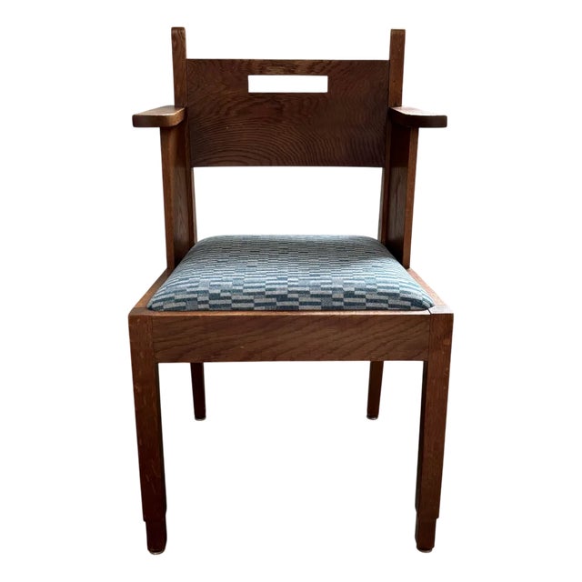 Vintage Dutch Art Deco Armchair, 1930s For Sale