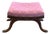 20th Century Neoclassical Paw Foot Detail Footstool For Sale