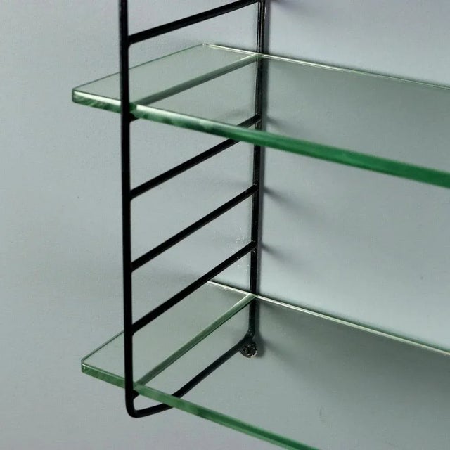 Mid-Century Wall-Mounted Bookcase, 1960s For Sale - Image 4 of 7