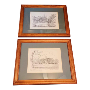 Williamsburg, Virginia Architecture (Set of 2)