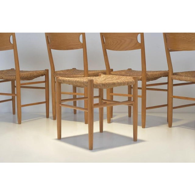 Chair in Ash Wood by Charlotte Perriand, Germany, 1960, Set of 6 For Sale - Image 11 of 14