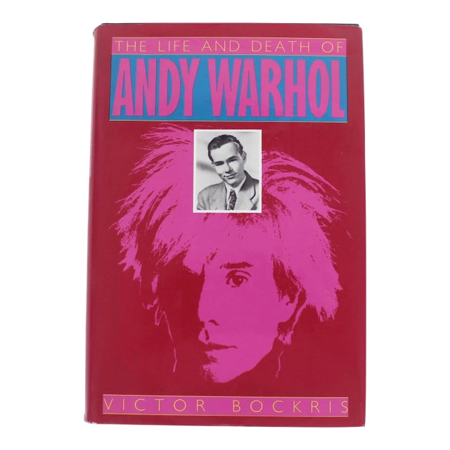 1989 the Life and Death of Andy Warhol by Victor Bockris Hard Cover Book For Sale