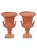 1980s Vintage Neoclassical Style Terracotta Medici Campana Urns - A Pair For Sale - Image 5 of 6