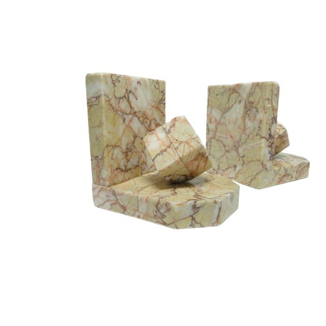 Green Art Deco Bookends, Belgium, 1930s, Set of 2 For Sale - Image 8 of 14