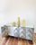 Vintage 1970s Ello Mirror & Brushed Metal Metal Mid Century Modern 5 Door Credenza Cabinet For Sale - Image 12 of 15