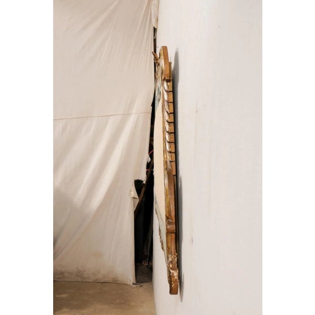 Italian Italian Antique Wall-Mounted King HeadBoard For Sale - Image 3 of 9