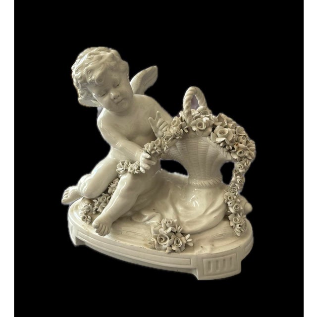 Capodimonte Allegory of Spring in Porcelain, 1890s For Sale - Image 6 of 10