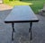 Wood Coffee Table with Walnut Top and Forged Iron Base, 1670 For Sale - Image 7 of 11