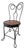 Circa 1910 American Victorian Child's Twisted Wire Chair With Original Wood Seat For Sale