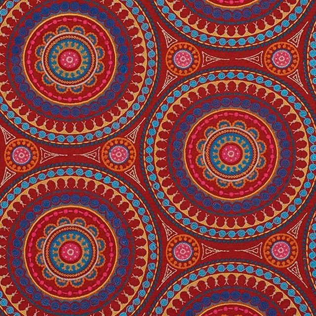This intricate pattern incorporates multiple stitching techniques highlighting our unparalleled ability to embroider....