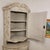 Gustavian (Swedish) Antique Swedish Corner Cabinet in Gustavian Style With Swans-Neck Style Top For Sale - Image 3 of 14