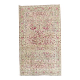 Early 20th Century Traditional Persian Kerman Scatter Rug - 3' x 4'10" For Sale