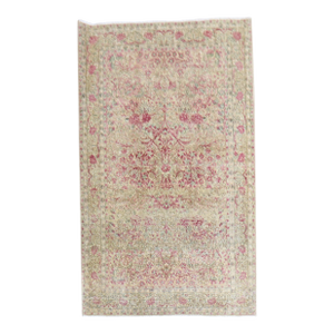 Traditional Persian Kerman Scatter Rug