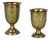 Antique Biedermeier Brass Goblets, 1860, Set of 2 For Sale
