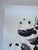 Vintage Ink Wash Painting of Pandas by j.p. Gaston, Sumi-E Style on Rice Paper, Signed. For Sale - Image 9 of 11