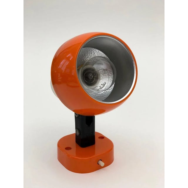 Orange Wall Lamp from Böhmer Leuchten, Germany, 1970s For Sale - Image 8 of 10