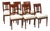 Directoire Dining Chairs, Set of 6 For Sale