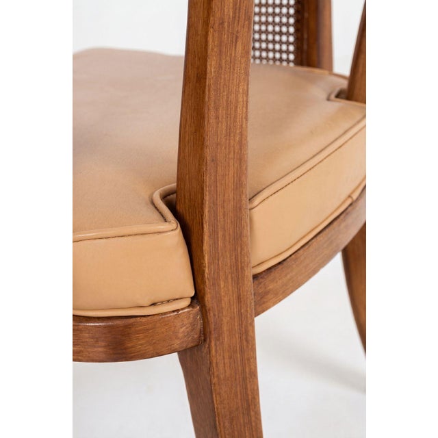 Set of Eight Edward Wormley for Dunbar Curved-Back Dining Chairs, 1948 For Sale - Image 12 of 13
