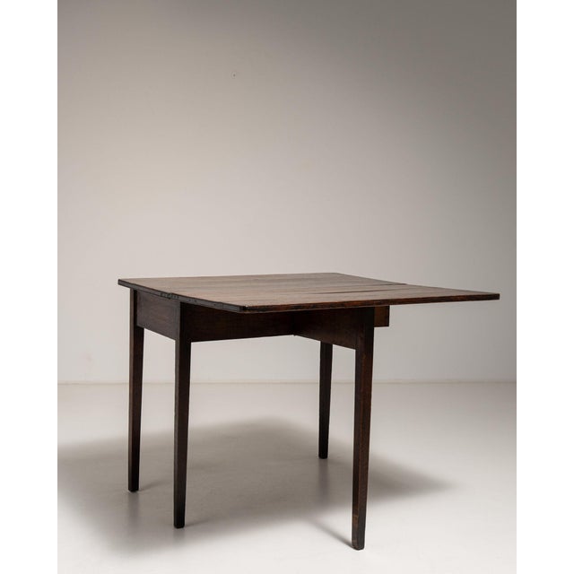 Red 19th Century France Georgian Red Wood Console Table For Sale - Image 8 of 10