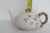Cream Belleek Ireland Shamrock Basket Weave Small Teapot For Sale - Image 8 of 13