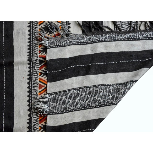 Vintage Mid Century Moroccan Kilim Runner For Sale - Image 10 of 12