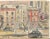 Grace Spongberg (American, 1906-1992) oil pastel on paper, singed lower left, estate stamp on reverse. Grace Spongberg...