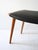 Vintage Stool in Wood and Leather, 1960s For Sale - Image 6 of 9