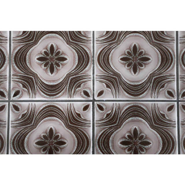 Brown Mid 20th Century Danish Oak & Tile Table/Cabinet in the Manner of Henning Kjaernulf For Sale - Image 8 of 11