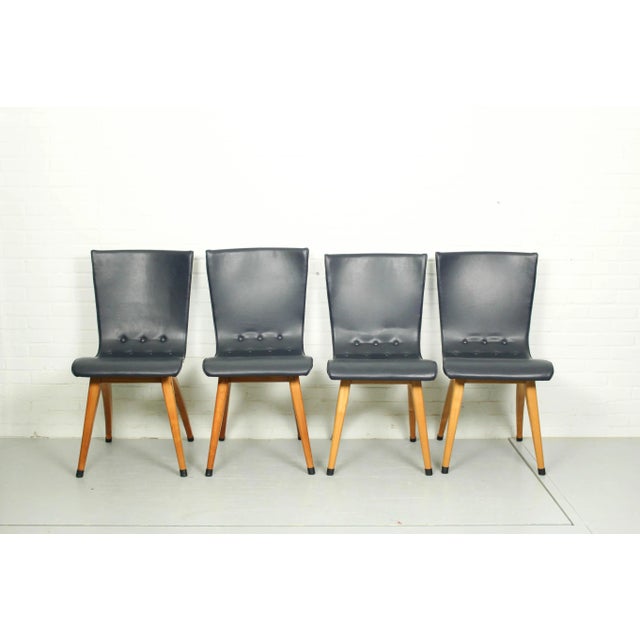 Leatherette Swing Model Dining Chair by Cor Van Os Culemborg, 1960s, Set of 6 For Sale - Image 18 of 18