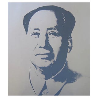 Sunday B. Morning after Andy Warhol, Mao Silver, Silkscreen Print For Sale