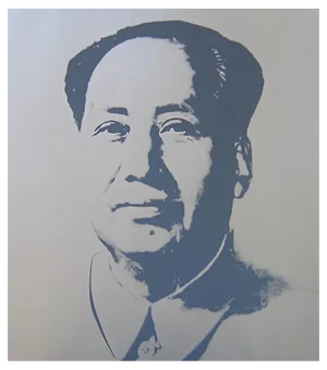 Sunday B. Morning after Andy Warhol, Mao Silver, Silkscreen Print
