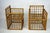 Wood Vintage Rattan and Bamboo Armchairs from Vivai Del Sud, 1960s, Set of 2 For Sale - Image 7 of 8