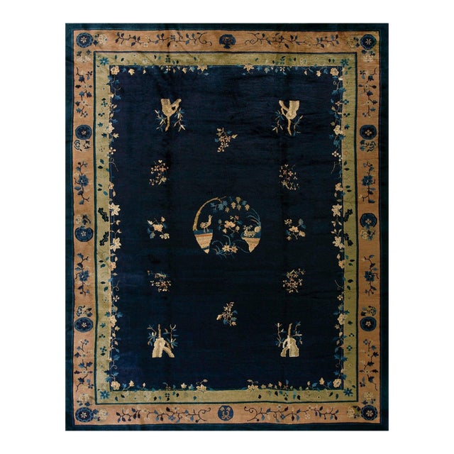 Early 20th Century Chinese Peking Carpet ( 9' 2'' x 11' 7'' - 280 x 353 cm ) For Sale
