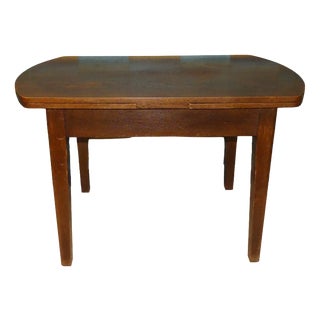 Vintage Extendable Dark Dining Table, 1960s For Sale